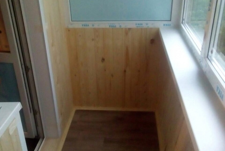 Обшивка балкона